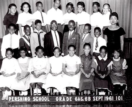 Pershing School Grades 6A & 6B  Sept 1961