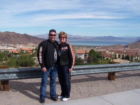 Me & my wife Kristina, Lake Mead Nevada