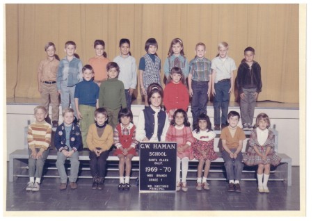 Ms. Branch- 1st Grade 1969-70