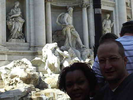 My wife and I in Rome