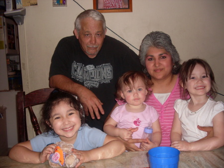 my wife my  daughter and 2 granddaughters