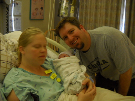 Ou son Brett, wife Tiffany and daughter Kadenc