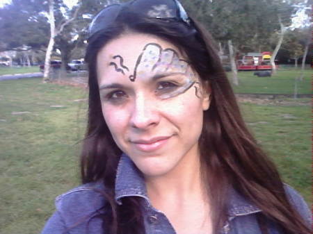 After the face painting