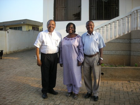 Oliver in Ghana with Ewe people