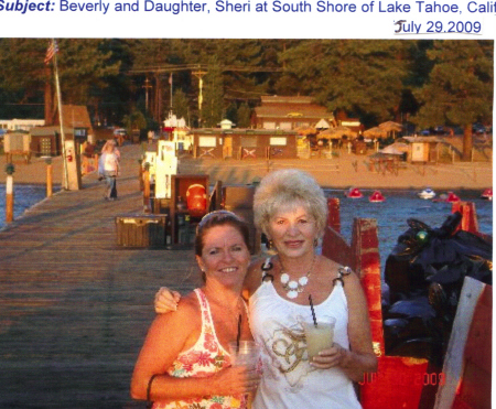 Beverly and Sheri in Zepher Cove, Lake Tahoe,