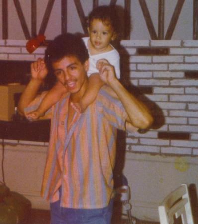 Dad and son 1978