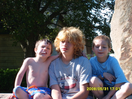 My three sons-summer 2008