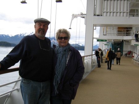 Susan and I on an Alaskan cruise  June "08