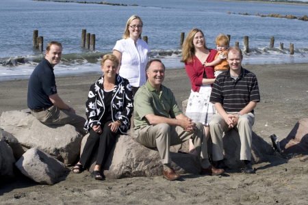 The family at our 40th last fall