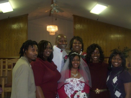 Antwinette's wedding Day