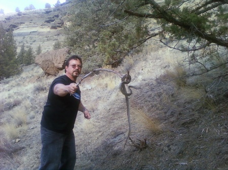 Rattle snake and I.