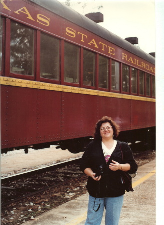 Diane at Texas State Railroad