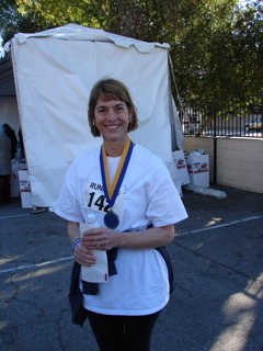 Debbie at 2007 5K race