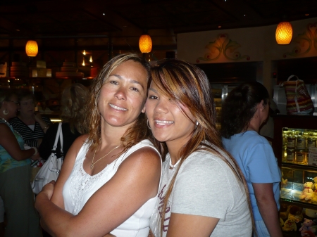 My youngest daughter & me in Waikiki June 2008