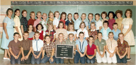 Mrs Zinn's 6th Grade Class 1961 - 1962