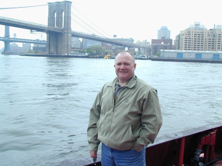 NYFD Fireboat 1 at the Brooklyn Bridge