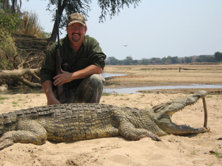 Crocodile taken in Zambia