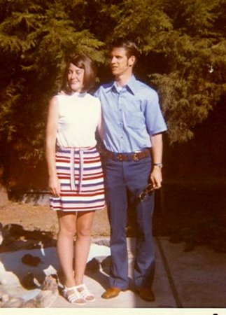 Larry and wife, Kathy, early '70's