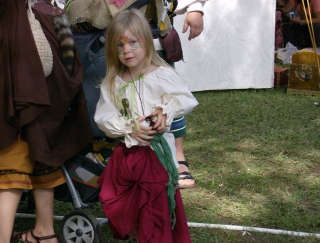 A little cutie at the faire