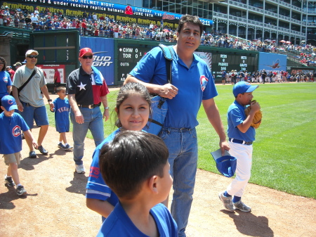 Presentation at Texas Rangers Game