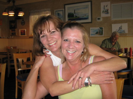 My sister, Mitzi, & me - Miami 6/2009