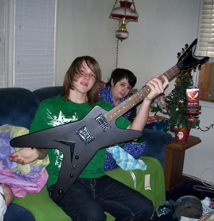 zack & his newest guitar