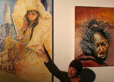 me in jun 2009 with my art