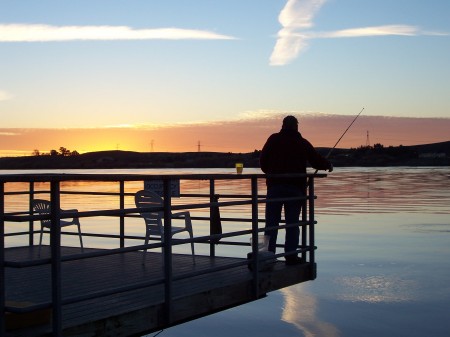 Ben Haslet fishing