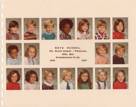 Ms. Bax PM Kindergarten 1976-77