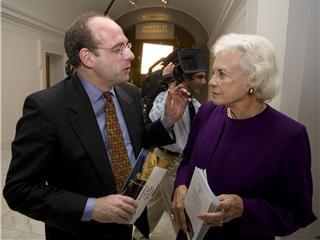 Mike meets Justice Sandra Day O'Connor