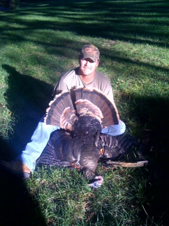 Coray, first turkey shot w/ a bow