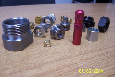 small sample of lots of  parts we make