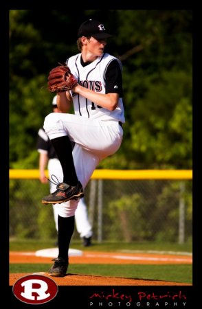 Cole (our youngest) pitching