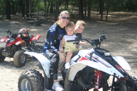 Quadding with the kids!