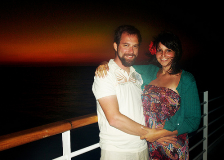 Matt and Brooke on our family cruise Oct 2009