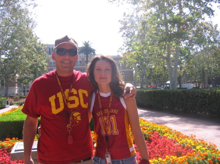 Me & Robert, first USC game