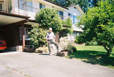 In front of house, 2007