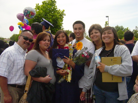 My family at Isabelle's graduation