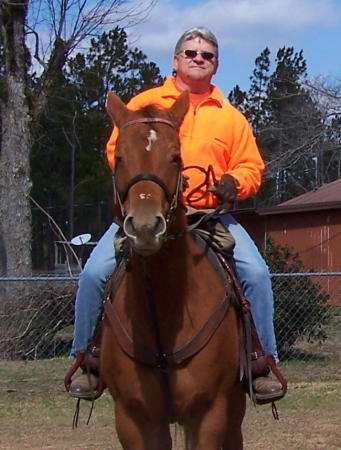 Me and my Qtr horse mare Feb/2010