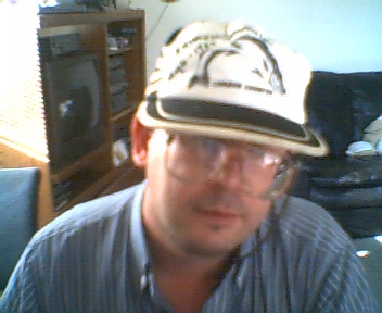 Jamie in his "Sulphurous Lake" hat.