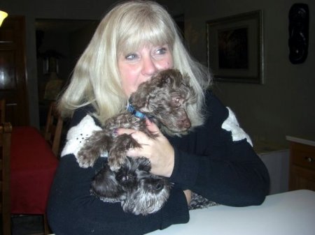 Deb with Cabo and Chica 2008