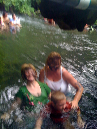 kids and I = Volcanic mud bath