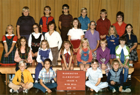 Miss Hill's Class 1972-73 Grade 4