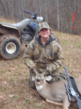 my youngins first deer  josh