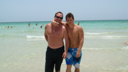 My son Zach and I S. Miami Beach 7/2009