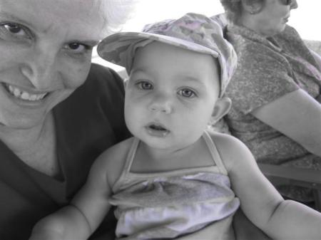 My grand niece and me.  Sept 2009.