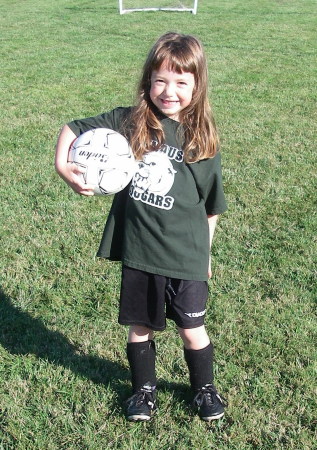 Audrey soccer superstar!