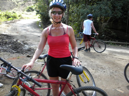 Mountain Biking in St. Lucia in January.