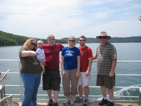 My family on the Belle of the Ozarks.