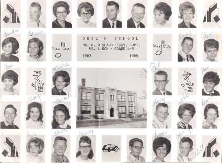 Dublin Elementary Who's Who in 64'